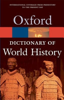 A dictionary of world history.