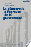La Démocratie à l'épreuve de la gouvernance /