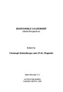 Responsible leadership : global perspectives /