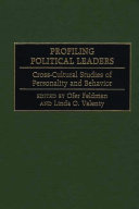 Profiling political leaders cross-cultural studies of personality and behavior /