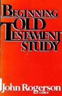 Beginning Old Testament study.