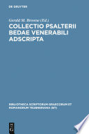Collectio psalterii Bedae Venerabili adscripta