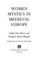 Women mystics in medieval Europe /