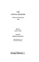 The annual register : a record of world events 1998 /