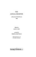 The annual register : a record of world events 1998 /