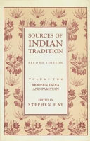 Sources of Indian tradition.