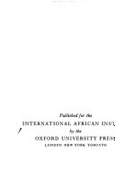 African worlds : studies in the cosmological ideas and social values of African peoples. /
