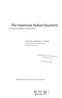 American Indian quarterly.