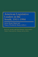 American legislative leaders in the South, 1911-1994