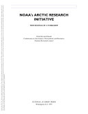 NOAA's Arctic Research Initiative proceedings of a workshop /