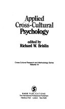 Applied cross-cultural psychology/