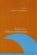 Perspectives in cultural anthropology /