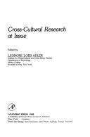 Cross-cultural research at issue /