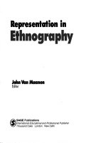 Representation in ethnography /