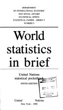 World statistics in brief : United Nations statistical pocketbook.