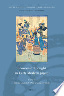 Economic thought in early modern Japan