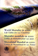 World mortality in 2000 life tables for 191 countries /