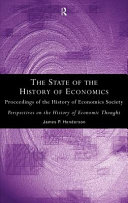 The state of the history of economics proceedings of the History of Economics Society /