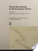 Policy simulations in the European Union