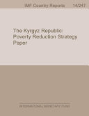 The Kyrgyz Republic : poverty reduction strategy paper.