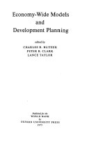 Economy-wide models and development planning /