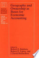 Geography and ownership as bases for economic accounting