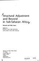 Structural adjustment and beyond in Sub-Saharan Africa : research and policy issues /