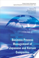 Business process management of Japanese and Korean companies