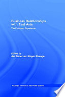 Business relationships with East Asia the European experience /