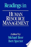Readings in human resource management /