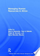 Managing human resources in Africa /