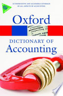 A dictionary of accounting.