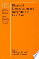 Financial deregulation and integration in East Asia
