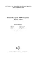 Financial aspects of development in East Africa /