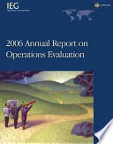 2006 annual report on operations evaluation