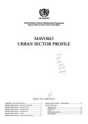 Mavoko urban sector profile /