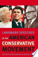 Landmark speeches of the American conservative movement