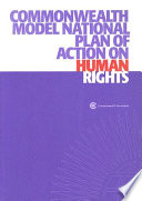 Commonwealth model national plan of action on human rights.