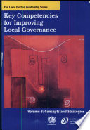 Key competencies for improving local governance.