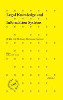 Legal knowledge and information systems JURIX 2010, the twenty-third annual conference /