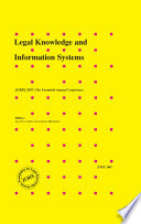 Legal knowledge and information systems JURIX 2007: the twentieth annual conference /