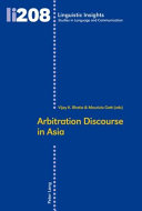 Arbitration discourse in Asia /