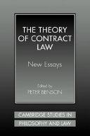 The theory of contract law : new essays /