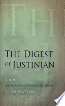 The digest of Justinian