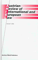 Austrian review of international and European law.