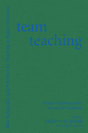 Team teaching across the disciplines, across the academy /