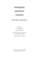 Improving America's schools the role of incentives /