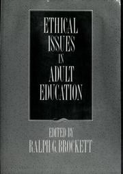 Ethical issues in adult education /