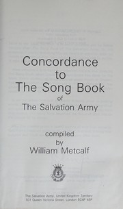 Concordance to The Song book of the Salvation Army /