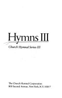 Hymns III : Church hymnal series III.